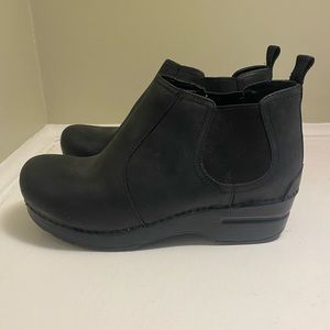 Black Dansko Clogs - Chelsea boot style